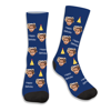 Picture of Custom Birthday Socks, Happy Birthday Face Socks, Personalized Socks, Funny socks, Birthday hat socks