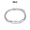 Picture of Custom Unsex Stainless Steel Bracelet - Engraved Bracelet for Father's Day Or Mother's Day