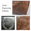 Picture of Custom Double Layer Leather Toiletry Bag - Personalized Groomsmen Gifts - Travel Bag For Men