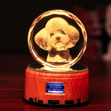 Picture of Custom Photo 3D Laser Crystal Sphere
