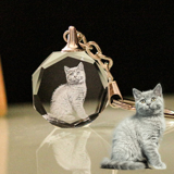 Picture of Custom Photo 3D Laser Crystal Rounded Corner Portrait