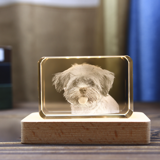 Picture of Custom Photo 3D Laser Crystal Rounded Corner Landscape