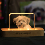 Picture of Custom Photo 3D Laser Crystal Rounded Corner Landscape