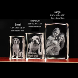 Picture of Custom Photo 3D Laser Crystal Portrait