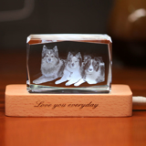 Picture of Custom Photo 3D Laser Crystal Landscape