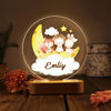 Picture of Custom Name Night Light for Kids - Personalized Sleeping Animal Night Lamp