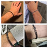 Picture of Custom Photo Projection Bracelets - Personalized Gifts for Men - Husband Bracelet - Father's Day Gift for Dad