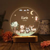Picture of Custom Name Night Light for Kids - Personalized Animal Night Lamp | Birthday Gift