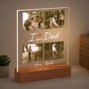 Picture of Custom Photo Night Light with Names - Personalized Father's Day Gift Night Lamp
