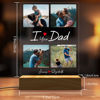Picture of Custom Photo Night Light with Names - Personalized Father's Day Gift Night Lamp