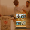 Picture of Custom Photo Night Light with Names - Personalized Father's Day Gift Night Lamp