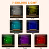 Picture of Custom Photo Night Light with Names - Personalized Father's Day Gift Night Lamp