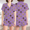 Picture of Custom Short Sleeves Face Pajamas Full Set - Personalised Unisex Summer Pajama Set
