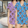 Picture of Custom Summer Face Pajamas Full Set - Personalised Unisex Pajama Set