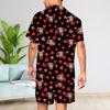 Picture of Custom Summer Pajamas Full Set with Short Sleeves - Personalised Unisex Pajama Set for Gift