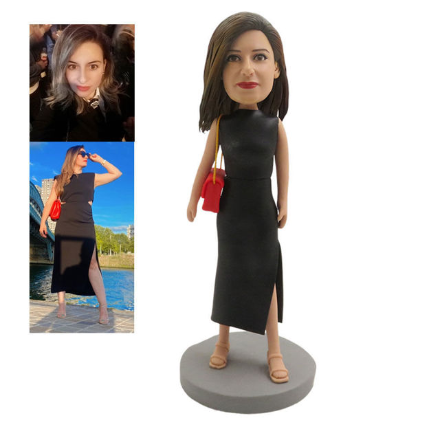 Picture of Custom Bobbleheads:  Business Woman | Personalized Bobbleheads for the Special Someone as a Unique Gift Idea｜Best Gift Idea for Birthday, Christmas, Thanksgiving etc.