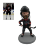 Picture of Custom Bobbleheads:  Hockey Player with Helmet | Personalized Bobbleheads for the Special Someone as a Unique Gift Idea｜Best Gift Idea for Birthday, Christmas, Thanksgiving etc.
