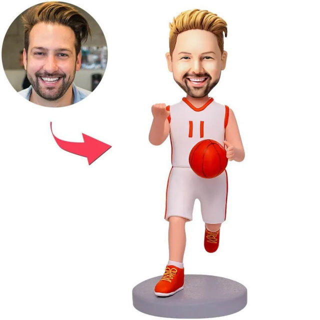 Picture of Custom Bobbleheads: Number 11 Basketball Player | Personalized Bobbleheads for the Special Someone as a Unique Gift Idea｜Best Gift Idea for Birthday, Christmas, Thanksgiving etc.