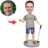 Picture of Custom Bobbleheads: Dad Golf | Personalized Bobbleheads for the Special Someone as a Unique Gift Idea｜Best Gift Idea for Birthday, Christmas, Thanksgiving etc.