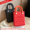 Picture of Personalized Engraved Hole Small Bag - Summer Tote Bags - Beach Vacation Simple
