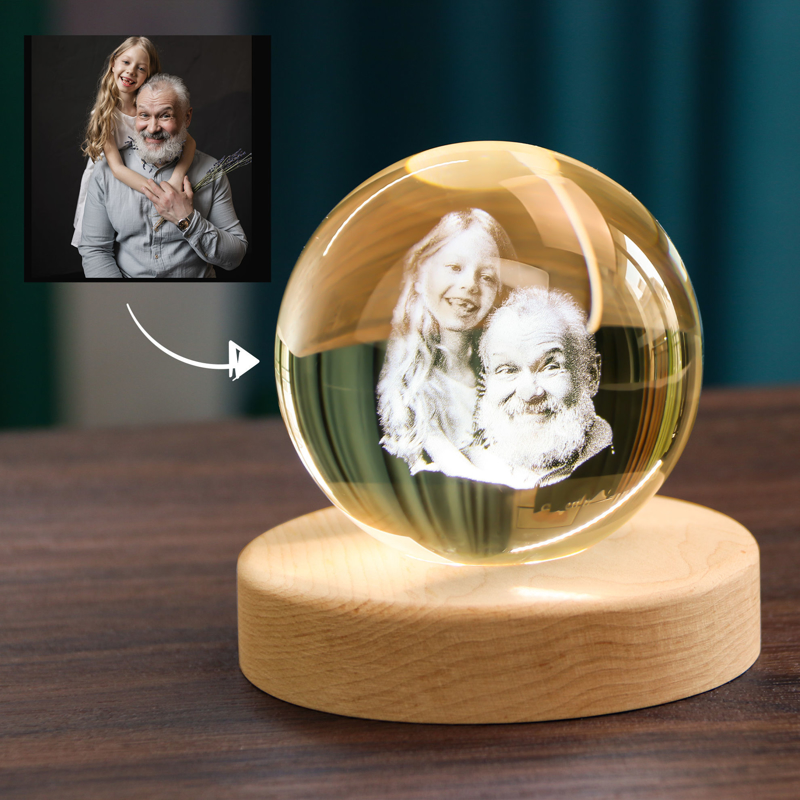 Picture of Custom 3D Laser Crystal Ball