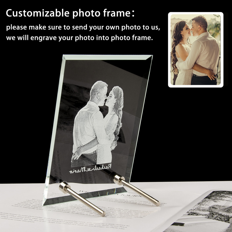 Picture of Custom Crystal Photo Frame
