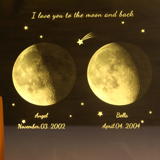 Picture of Personalized Moon Phase Crystal Lamp