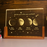 Picture of Personalized Moon Phase Crystal Lamp