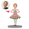 Picture of Custom Bobbleheads: Ballet Dancer| Personalized Bobbleheads for the Special Someone as a Unique Gift Idea｜Best Gift Idea for Birthday, Christmas, Thanksgiving etc.