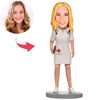 Picture of Custom Bobbleheads: Sexy Female Nurse | Personalized Bobbleheads for the Special Someone as a Unique Gift Idea｜Best Gift Idea for Birthday, Christmas, Thanksgiving etc.