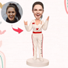 Picture of Custom Bobbleheads: Super Cool Mom | Personalized Bobbleheads for the Special Someone as a Unique Gift Idea｜Best Gift Idea for Birthday, Christmas, Thanksgiving etc.