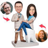 Picture of Custom Bobbleheads: The Dentist Couples Bobbleheads | Personalized Bobbleheads for the Special Someone as a Unique Gift Idea｜Best Gift Idea for Birthday, Christmas, Thanksgiving etc.