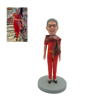 Picture of Custom Bobbleheads:  Woman wearing scarf | Personalized Bobbleheads for the Special Someone as a Unique Gift Idea｜Best Gift Idea for Birthday, Christmas, Thanksgiving etc.