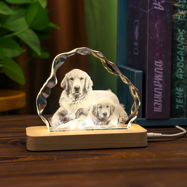 Picture of 3D Laser Crystal Gift in New Large Iceberg