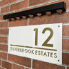Picture of Custom House Sign with solar light - 3D Laser Acrylic Door Number Signs Plaque - Housewarming Gift