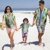 Picture of Custom Photo Face Hawaiian Shirt for Family - Personalized Short Sleeve Beach Party Summer Shirts - Pineapple Pattern - Holiday Gifts