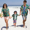 Picture of Custom Photo Face Hawaiian Shirt for Family - Personalized Short Sleeve Beach Party Summer Shirts - Pineapple Pattern - Holiday Gifts