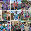 Picture of Custom Face Hawaiian Shirt for Family - Custom Hawaiian Shirt for Men, Women and Kids - Pink flamingo Pattern - Beach Party and Summer Vacation Gift