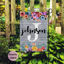 Picture of Custom Name Garden Flag - Custom Family Garden Flag- Personalized Garden Flag