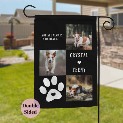 Picture of Custom Pet Garden Flag - Personalized Pet Memorial Flag - Custom Pet Flag