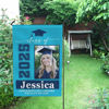 Picture of Custom Graduation Garden Flag with Photo - Personalized Garden Flag to Celebrate Graduation