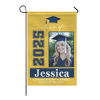 Picture of Custom Graduation Garden Flag with Photo - Personalized Garden Flag to Celebrate Graduation