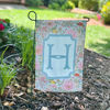 Picture of Custom Family Initial Garden Flag - Personalized Garden Flag