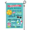 Picture of Custom Summer Pool Flag - Personalized Garden Flag for Summer Season