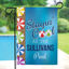 Picture of Custom Summer Pool Flag - Personalized Garden Flag for Summer Season