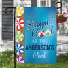 Picture of Custom Summer Pool Flag - Personalized Garden Flag for Summer Season