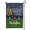 Picture of Custom Camping Sign Flag with Family Name - Personalized Sign Flag for Camping Season