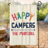 Picture of Custom Camping Sign Flag with Family Name - Personalized Sign Flag for Camping Season