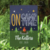 Picture of Custom Camping Sign Flag with Family Name - Personalized Sign Flag for Camping Season