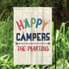 Picture of Custom Camping Sign Flag with Family Name - Personalized Sign Flag for Camping Season